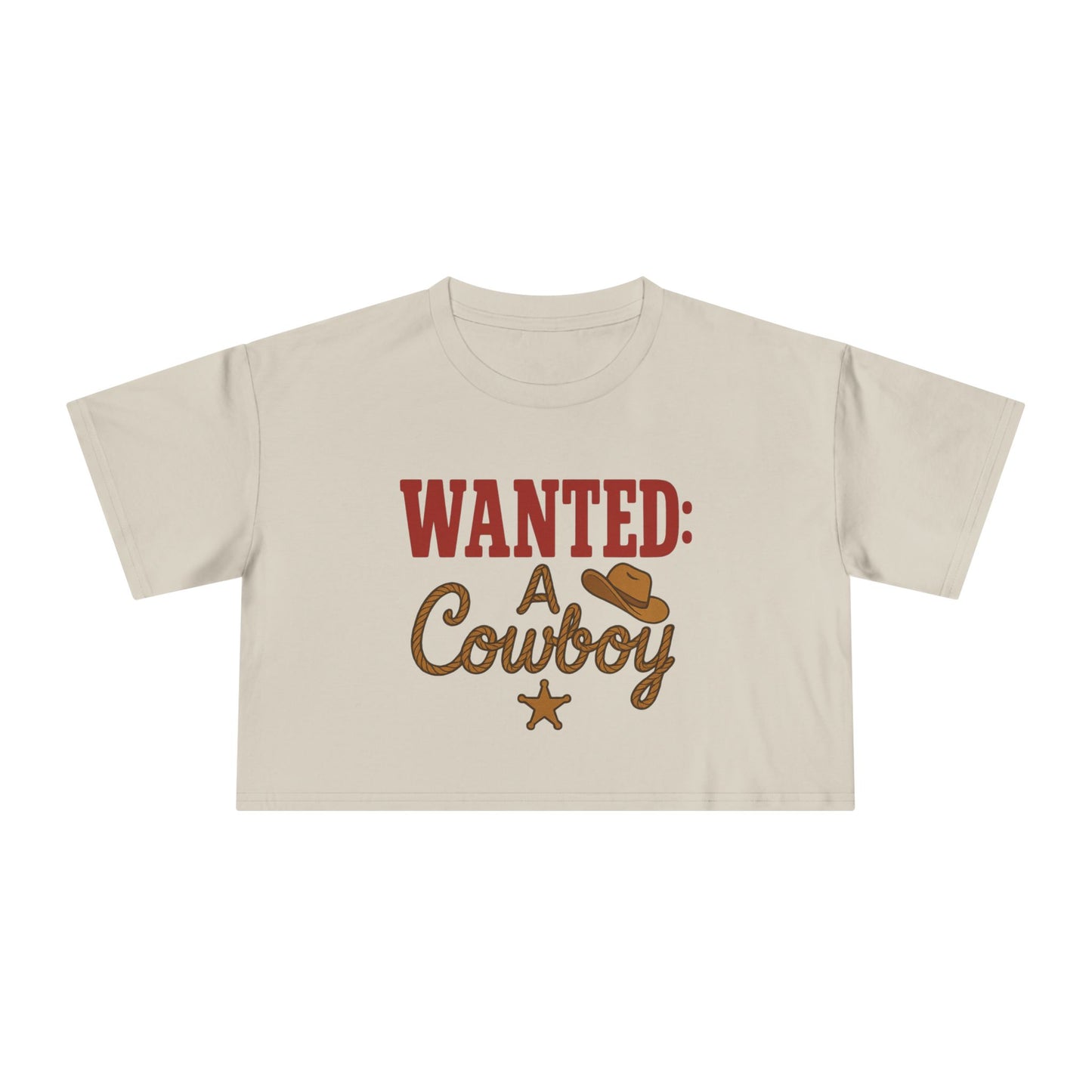 Wanted: A Cowboy Crop Tee.