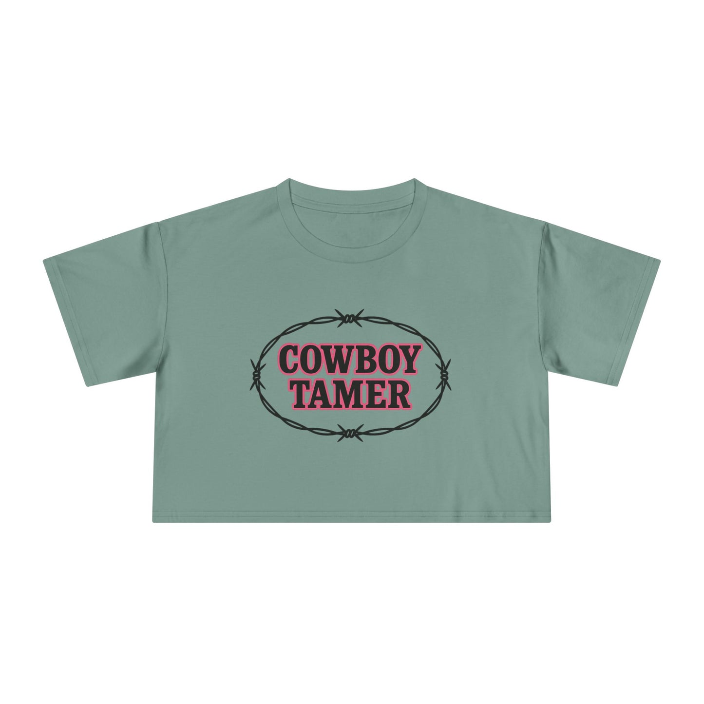 Cowboy Tamer Crop Tee.