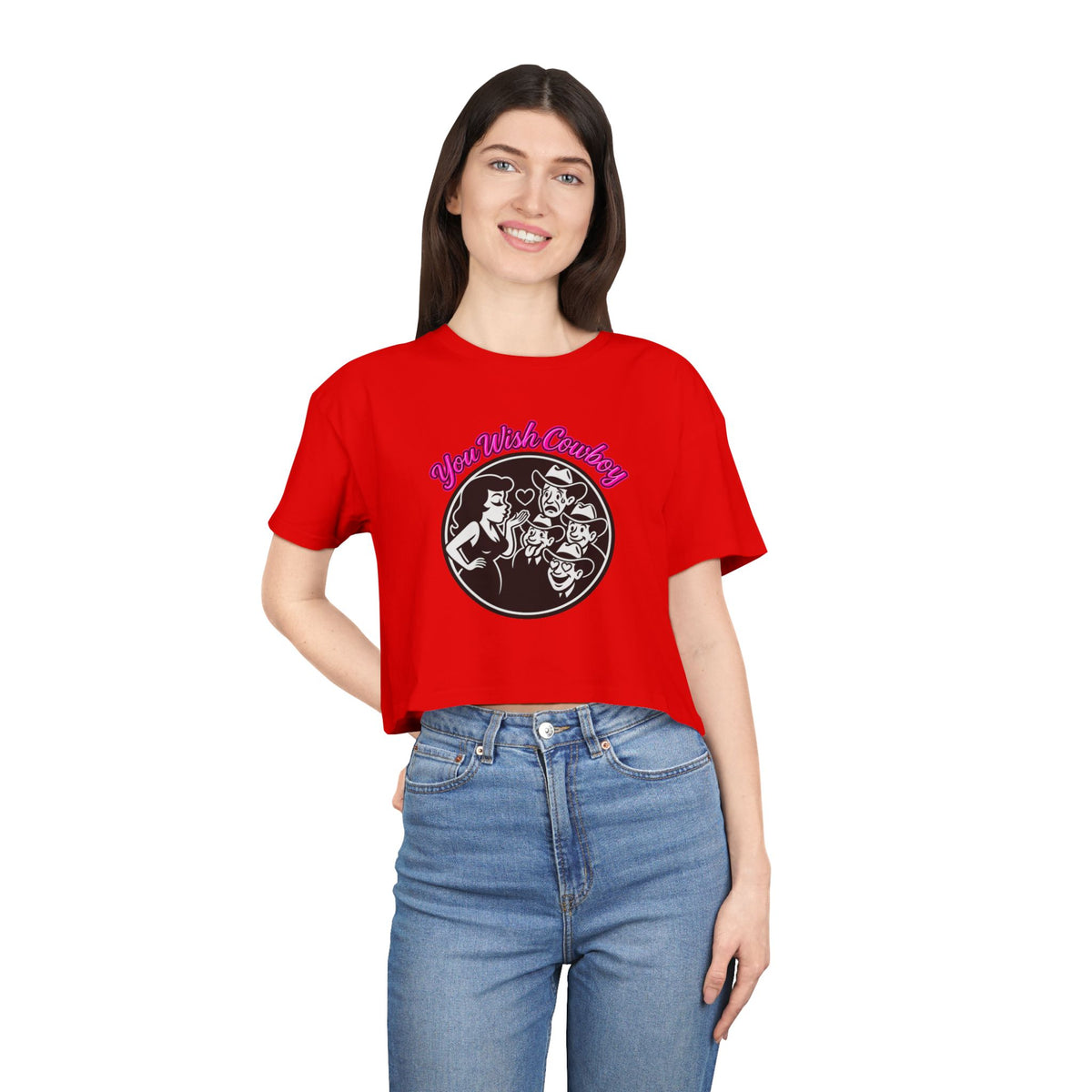 You Wish Cowboy Crop Tee.
