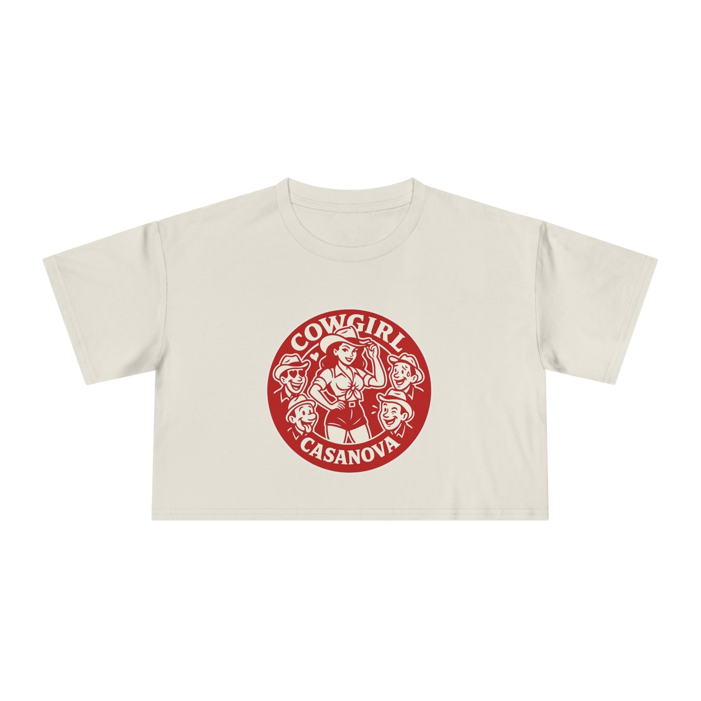 Cowgirl Casanova Crop Tee.