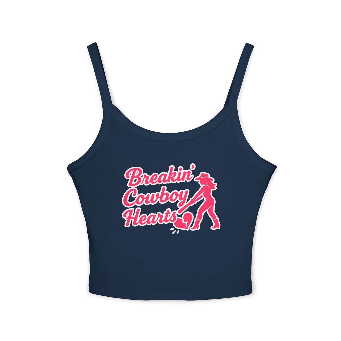 Breakin' Cowboy Hearts Spaghetti Strap Tank.