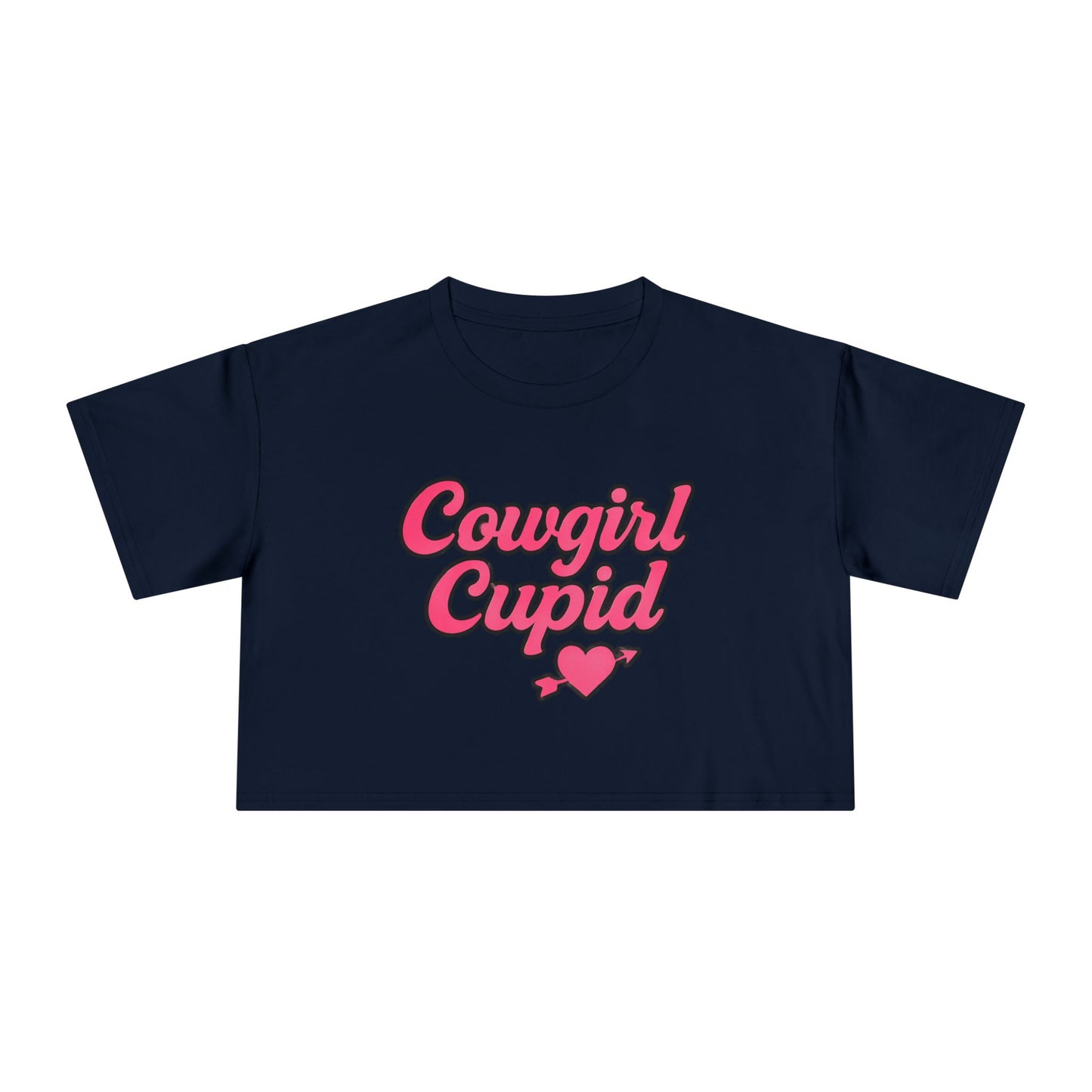 Cowgirl Cupid Crop Tee.