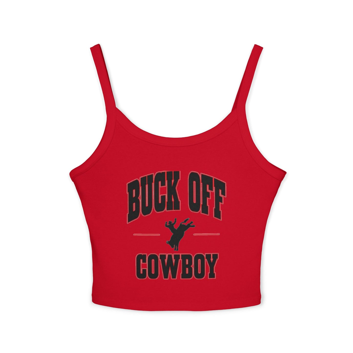 Buck Off Cowboy Spaghetti Strap Tank.
