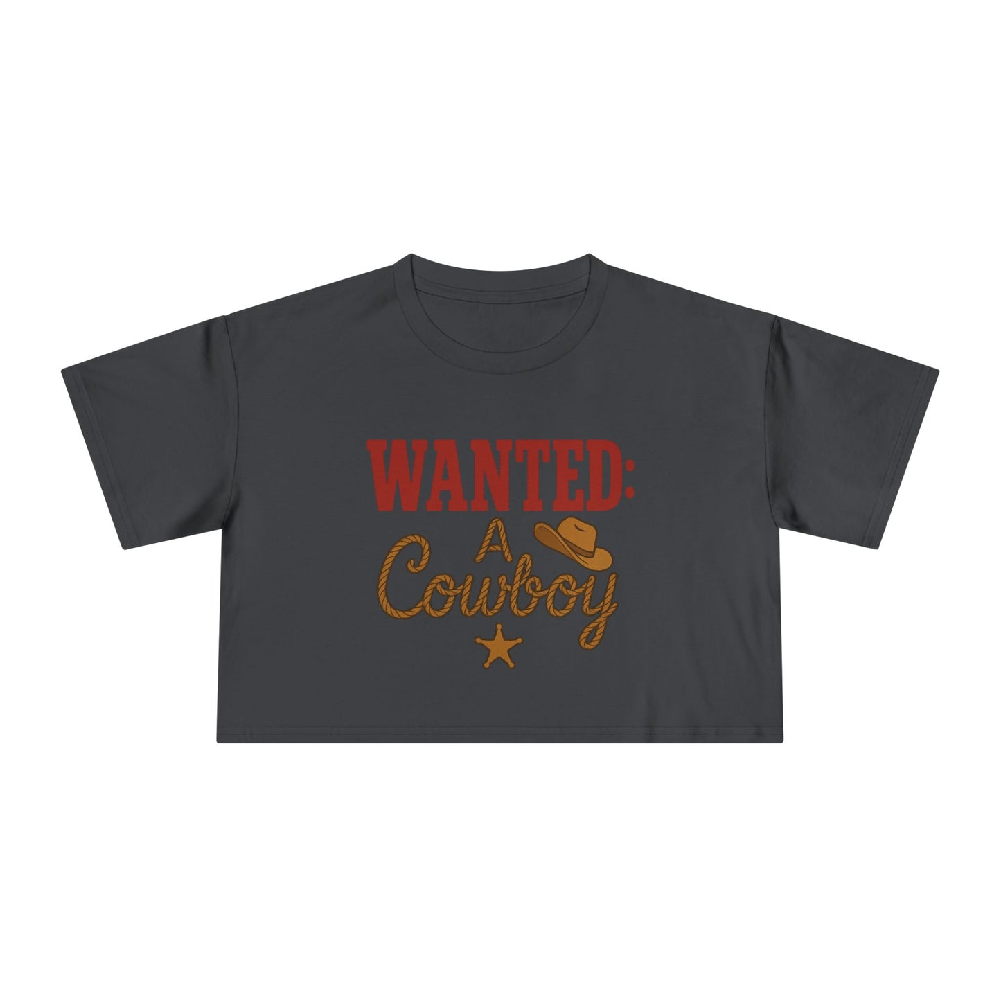 Wanted: A Cowboy Crop Tee.