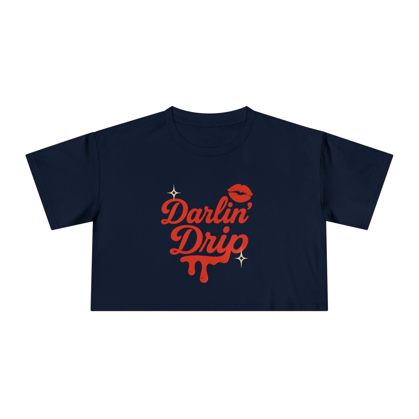 Darlin' Drip Crop Tee.