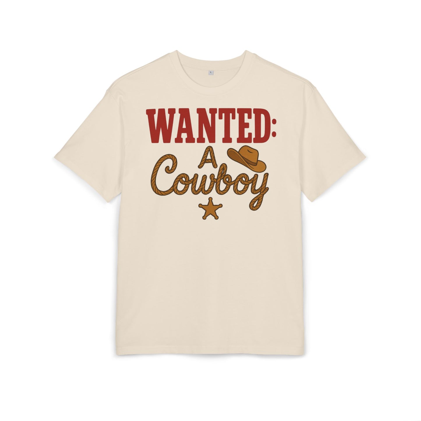 Wanted: A Cowboy Oversized Tee.