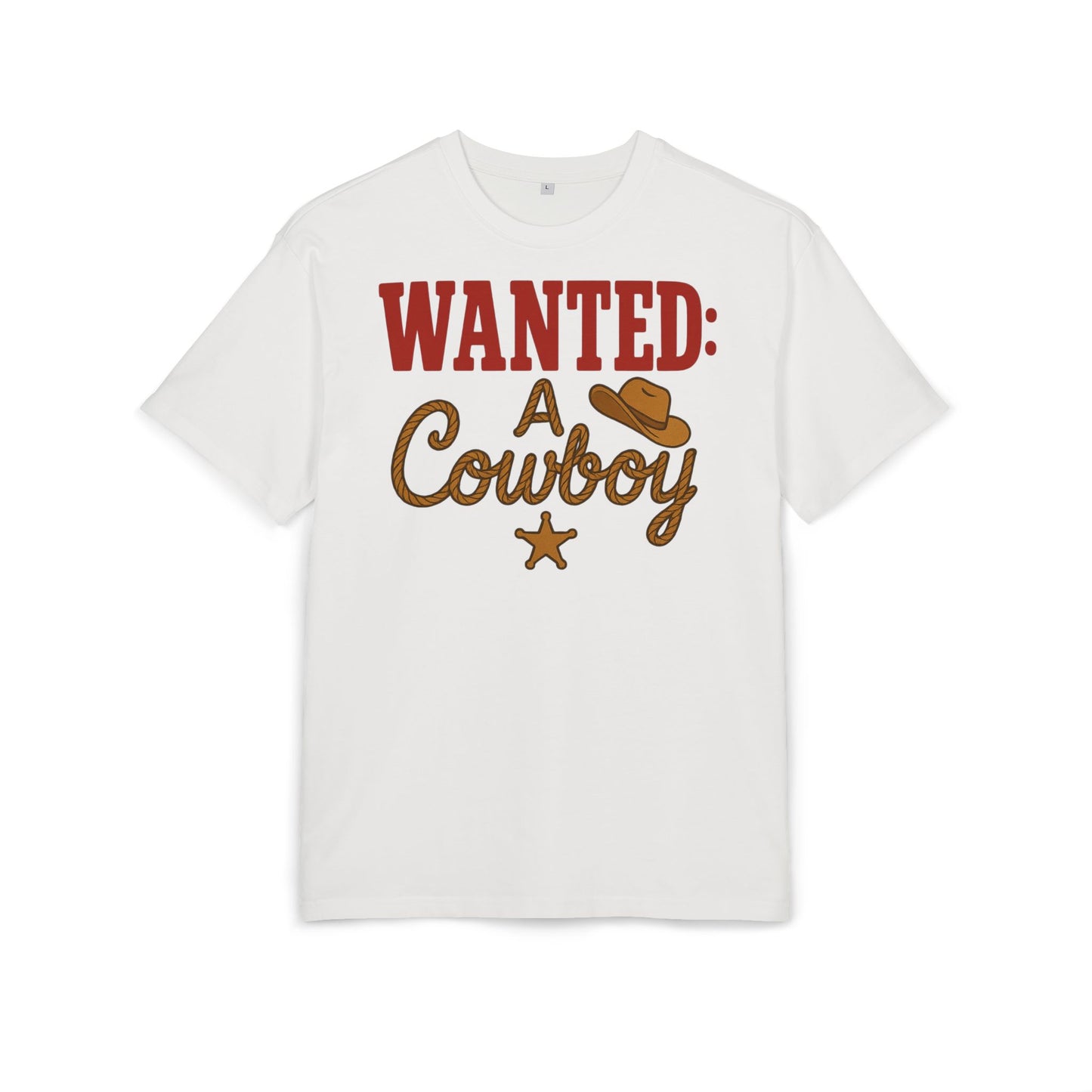 Wanted: A Cowboy Oversized Tee.
