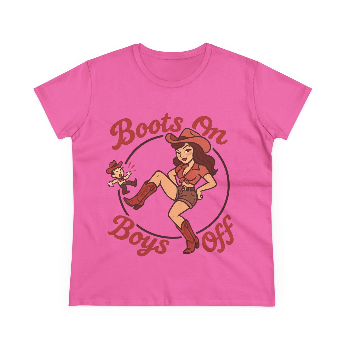 “Boots On Boys Off” Tee.