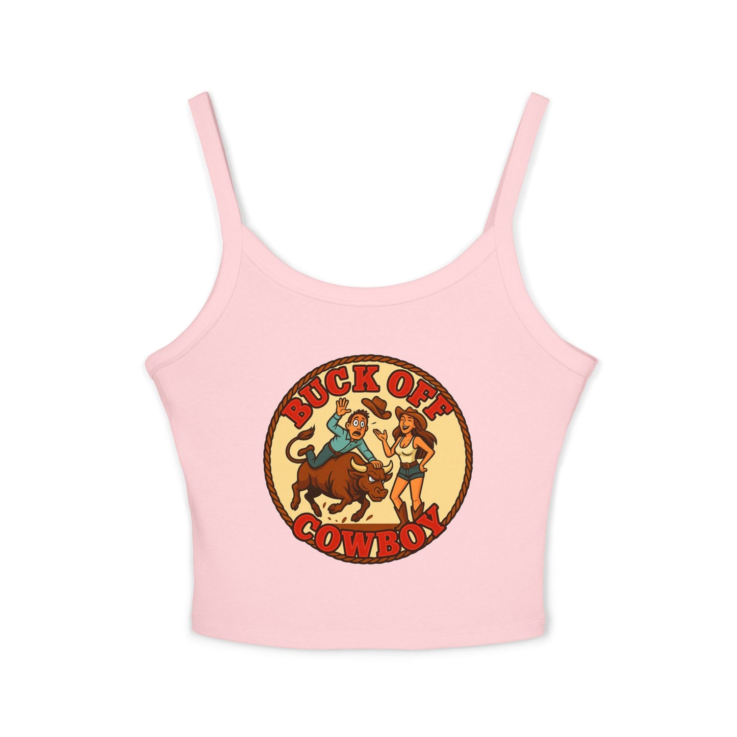 Buck Off Cowboy Spaghetti Strap Tank.