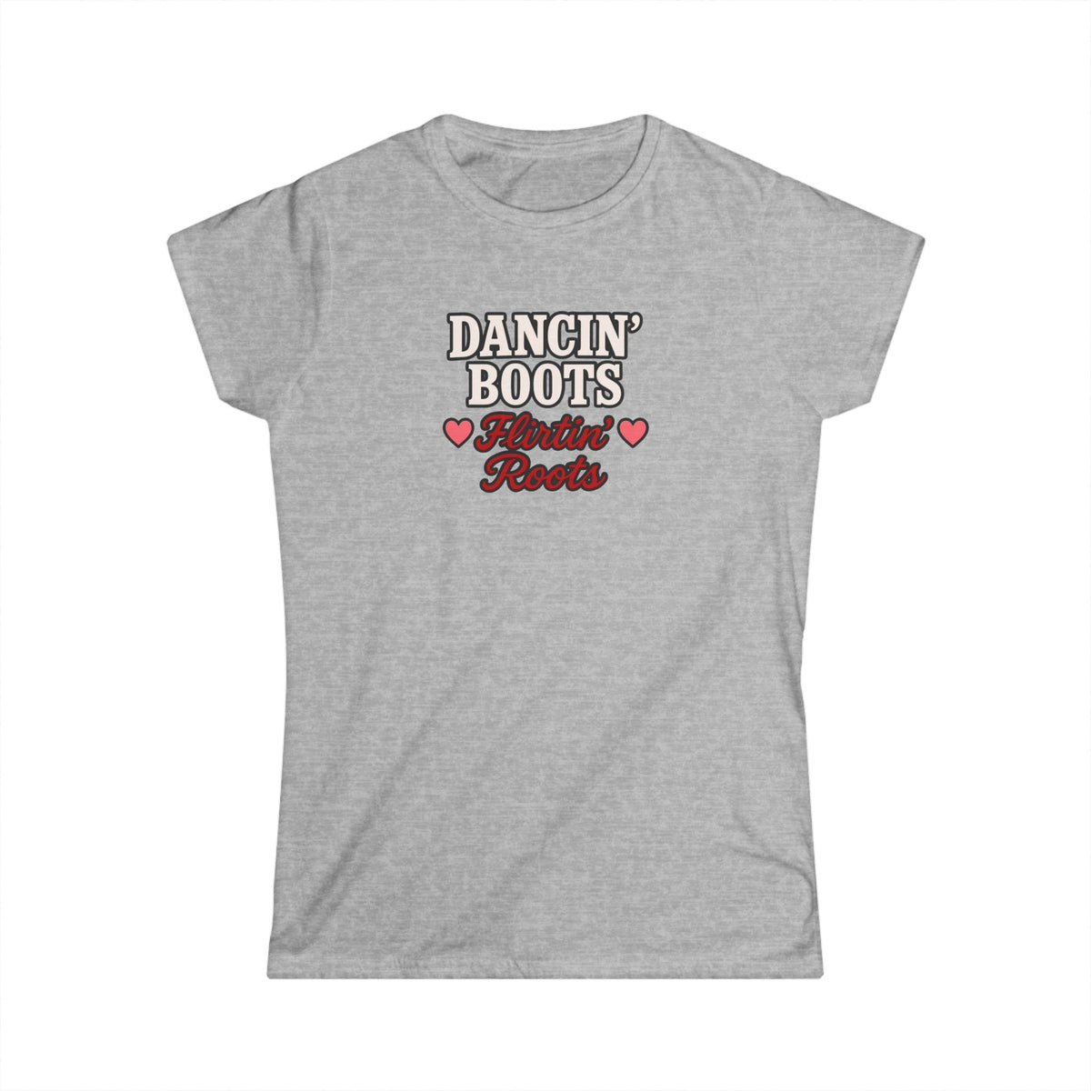 Dancin' Boots Flirtin’ Roots Tee.