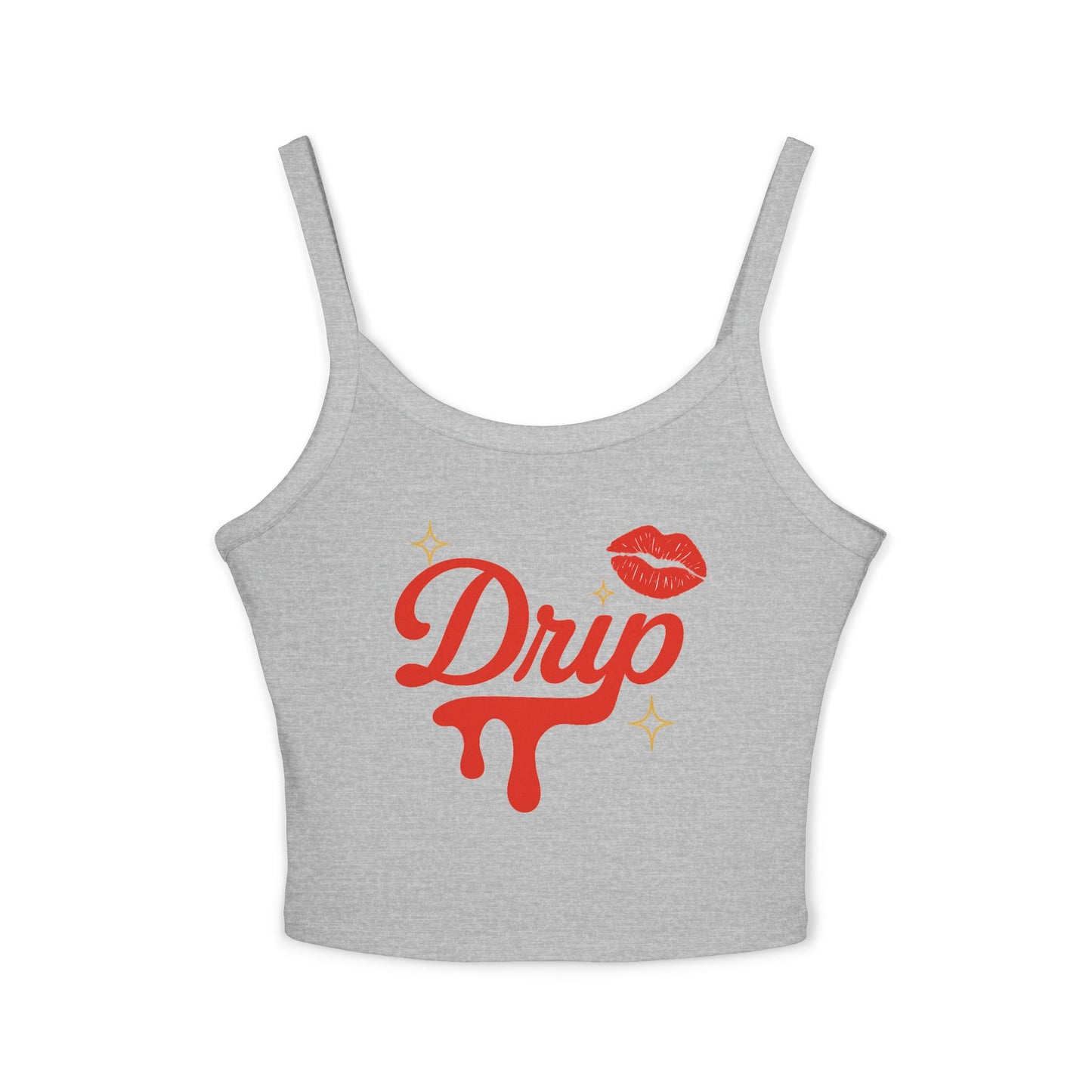 Drip Spaghetti Strap Tank.