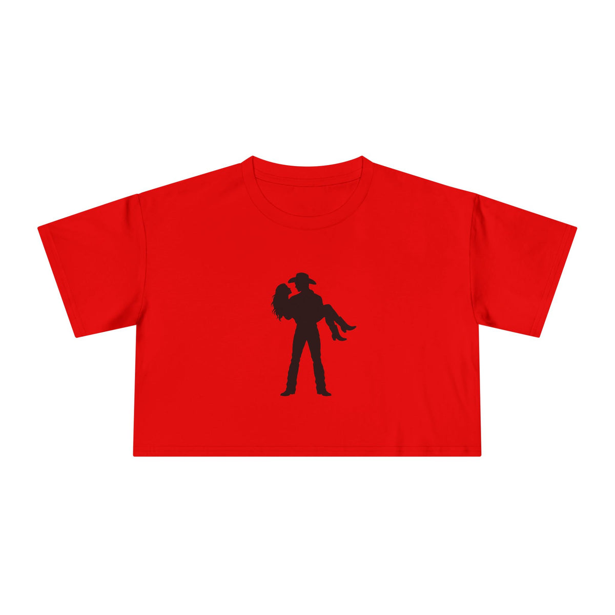 "Sweep Me Off My Boots" Crop Tee.
