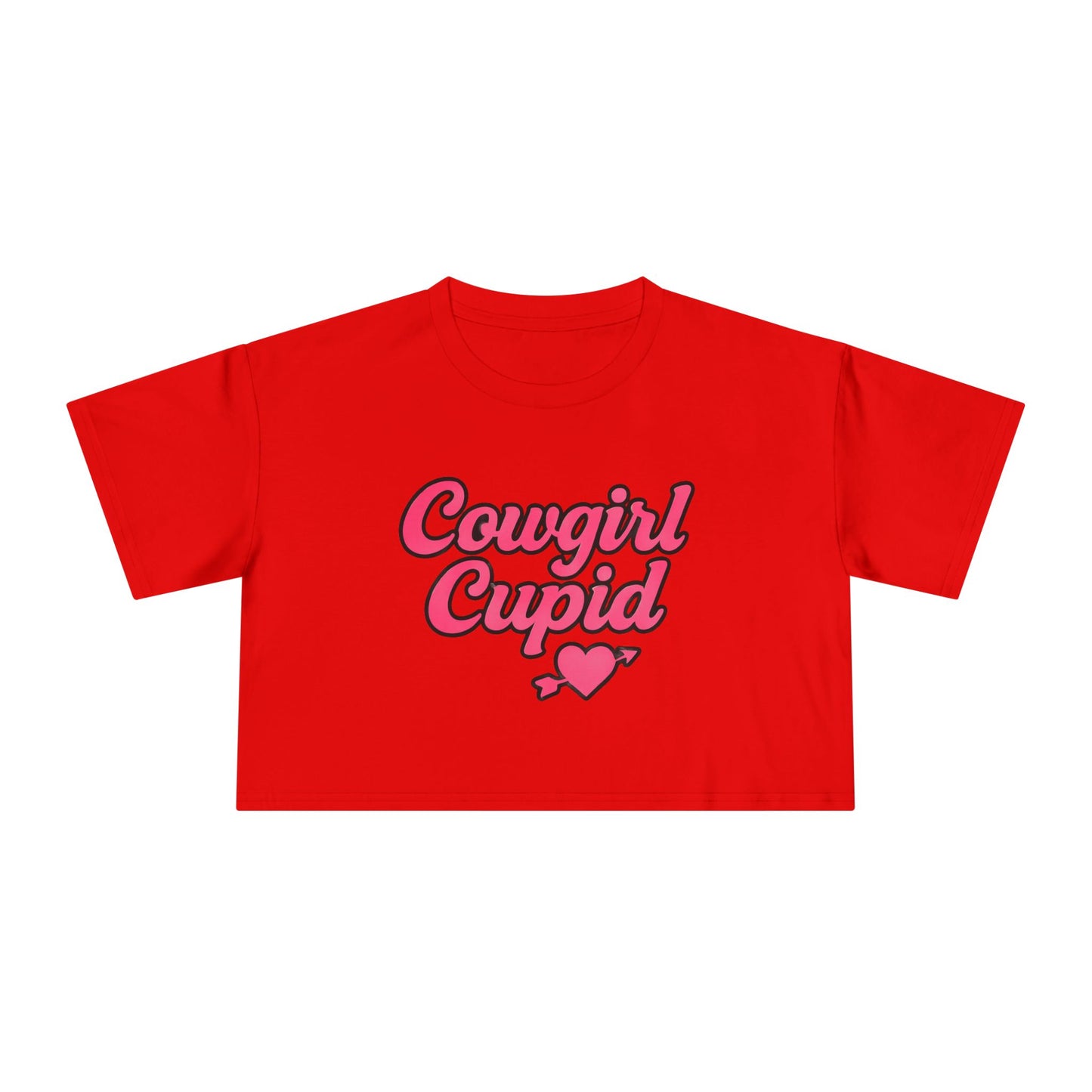 Cowgirl Cupid Crop Tee.