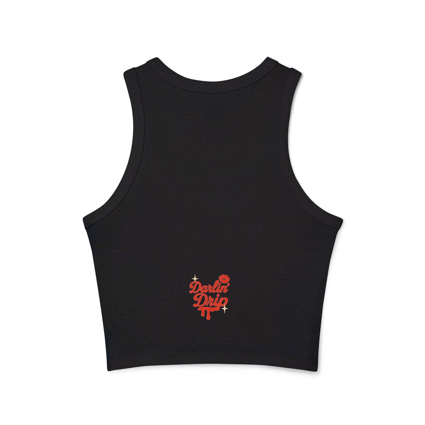 WANTED Cowboy Kisses Micro Rib Racer Tank.