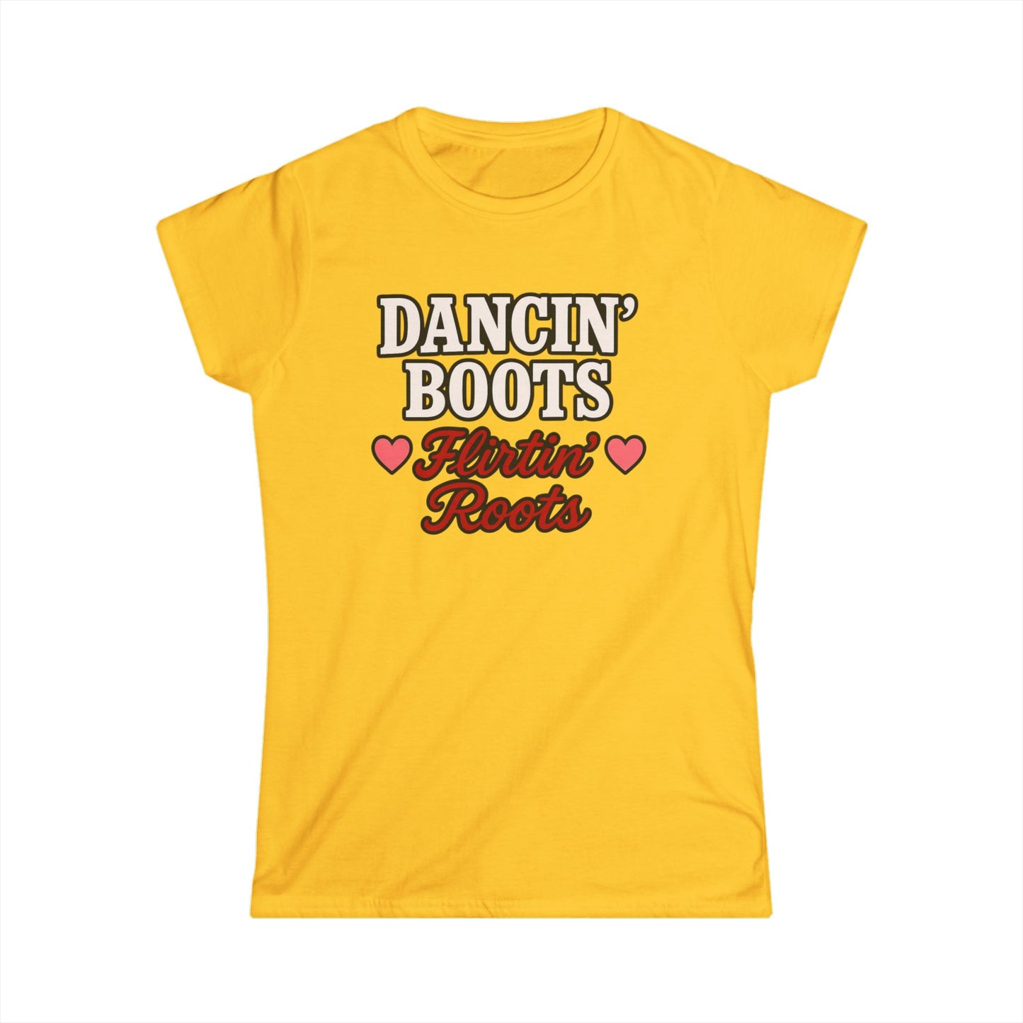 Dancin' Boots Flirtin’ Roots Tee.