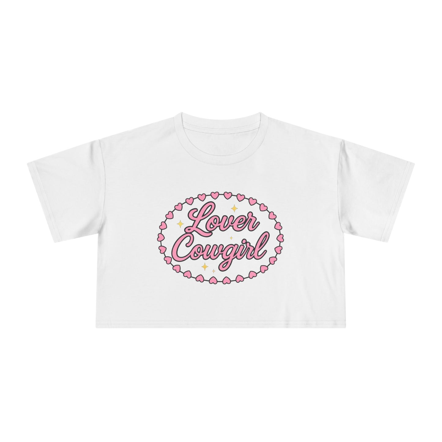 Lover Cowgirl Crop Tee.