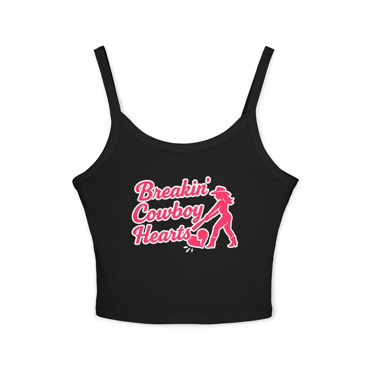 Breakin' Cowboy Hearts Spaghetti Strap Tank.
