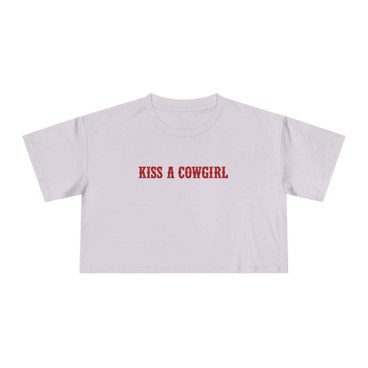 Kiss a Cowgirl Crop Tee.