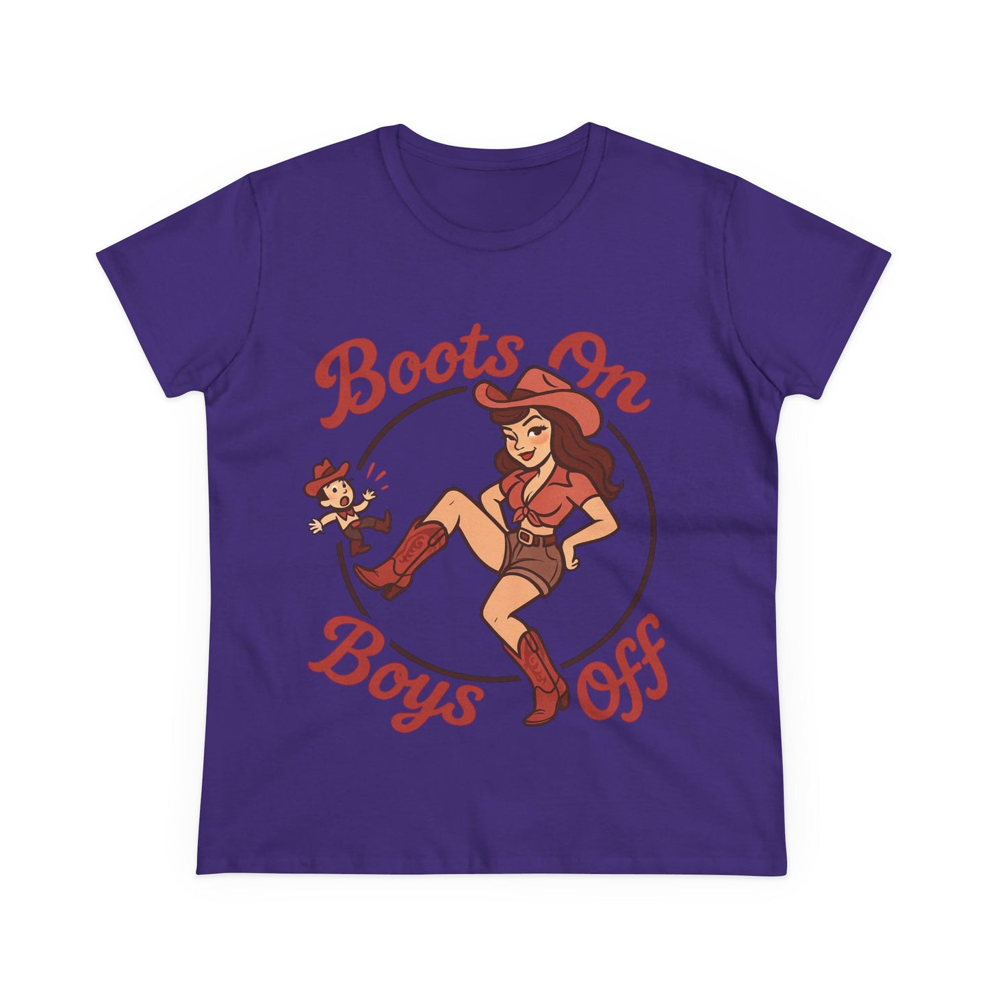 “Boots On Boys Off” Tee.