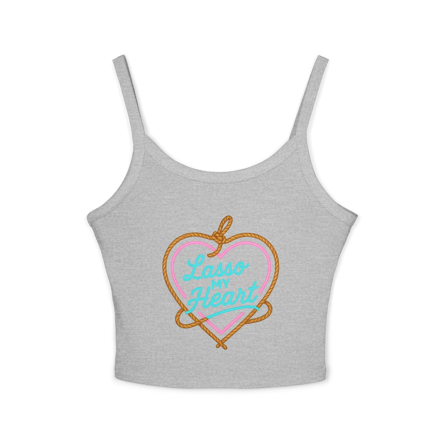 Lasso My Heart Spaghetti Strap Tank.