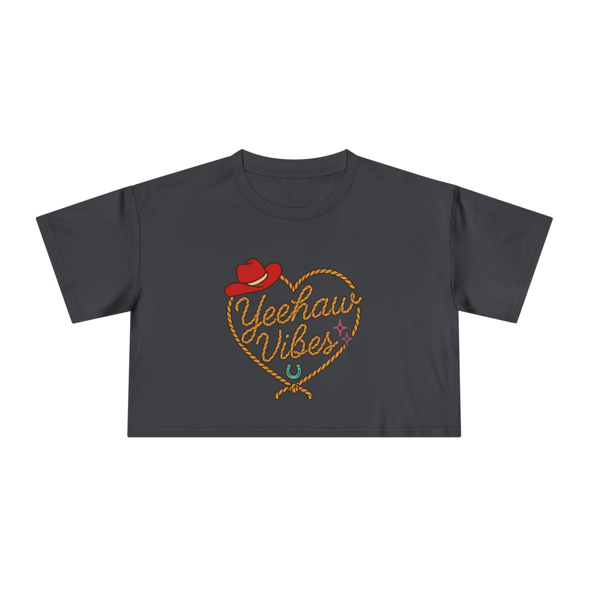 Yeehaw Vibes Crop Tee.