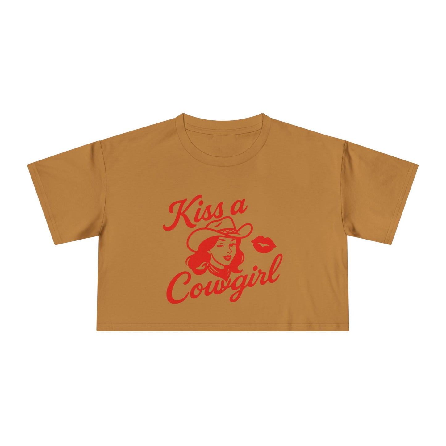 Kiss a Cowgirl Crop Tee.