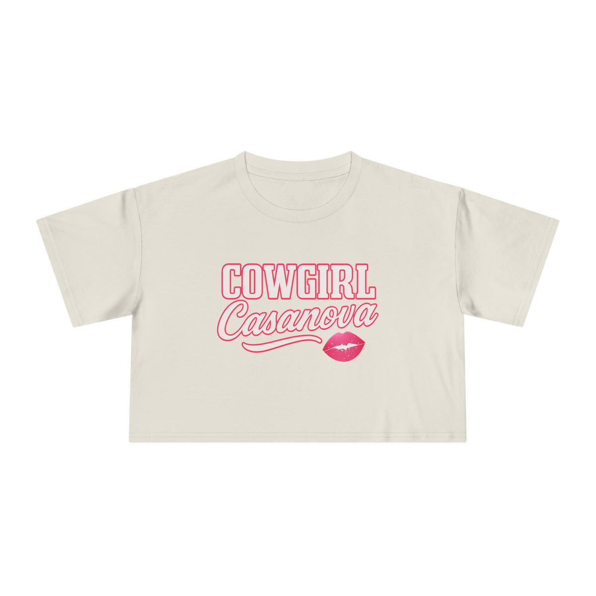 Cowgirl Casanova Crop Tee.