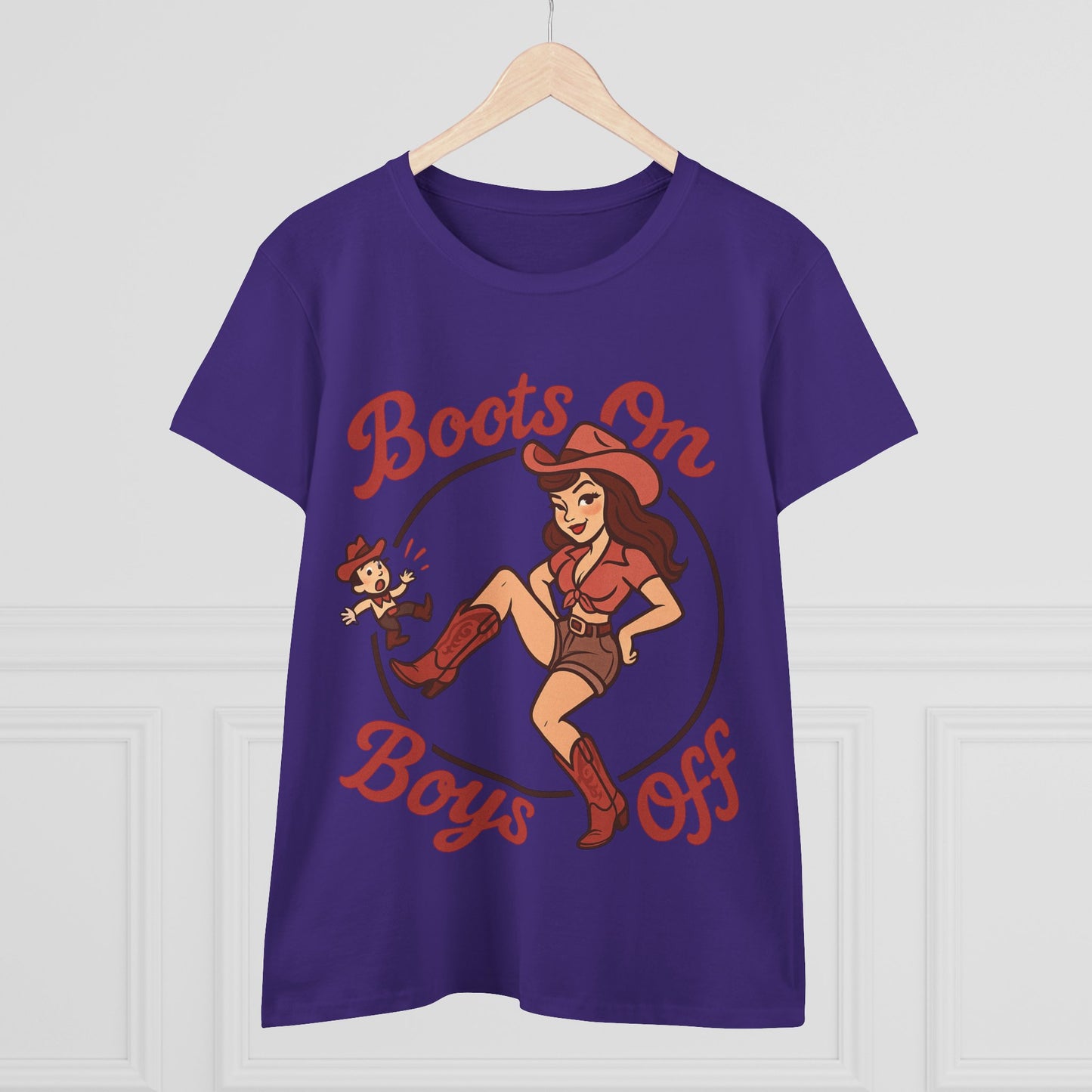 “Boots On Boys Off” Tee.