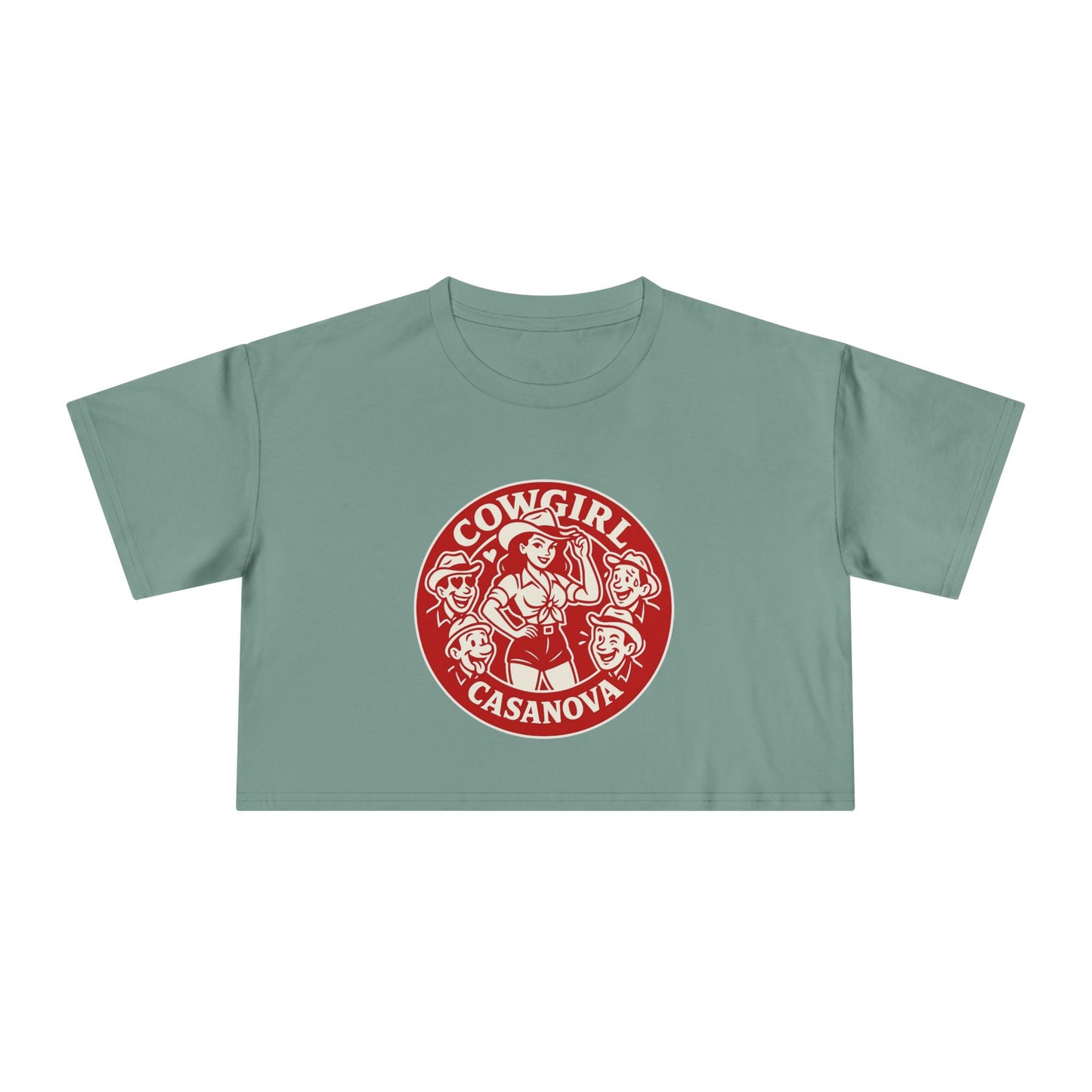 Cowgirl Casanova Crop Tee.