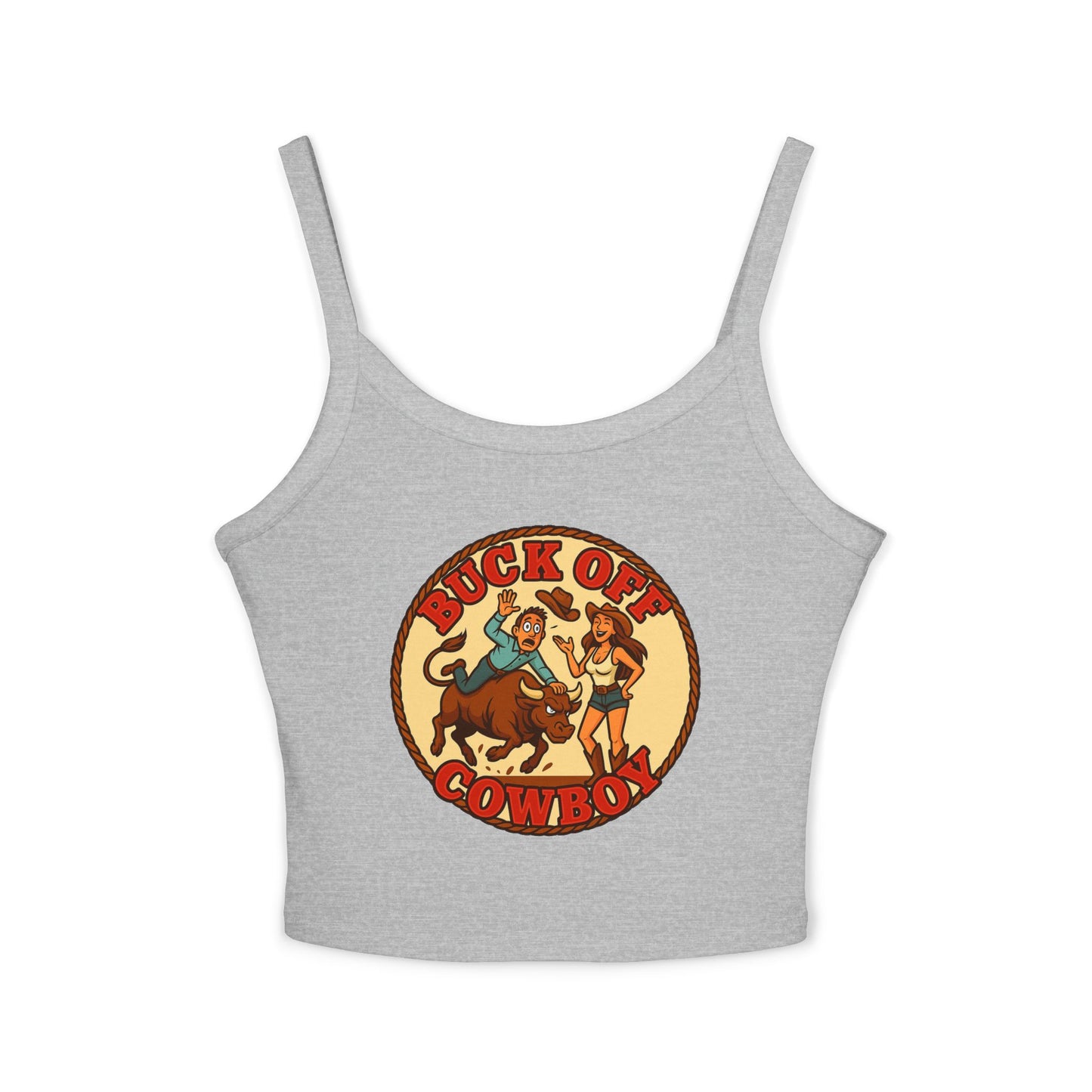 Buck Off Cowboy Spaghetti Strap Tank.
