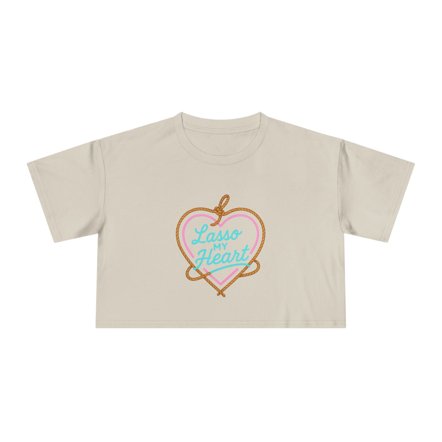 Lasso My Heart Crop Tee.