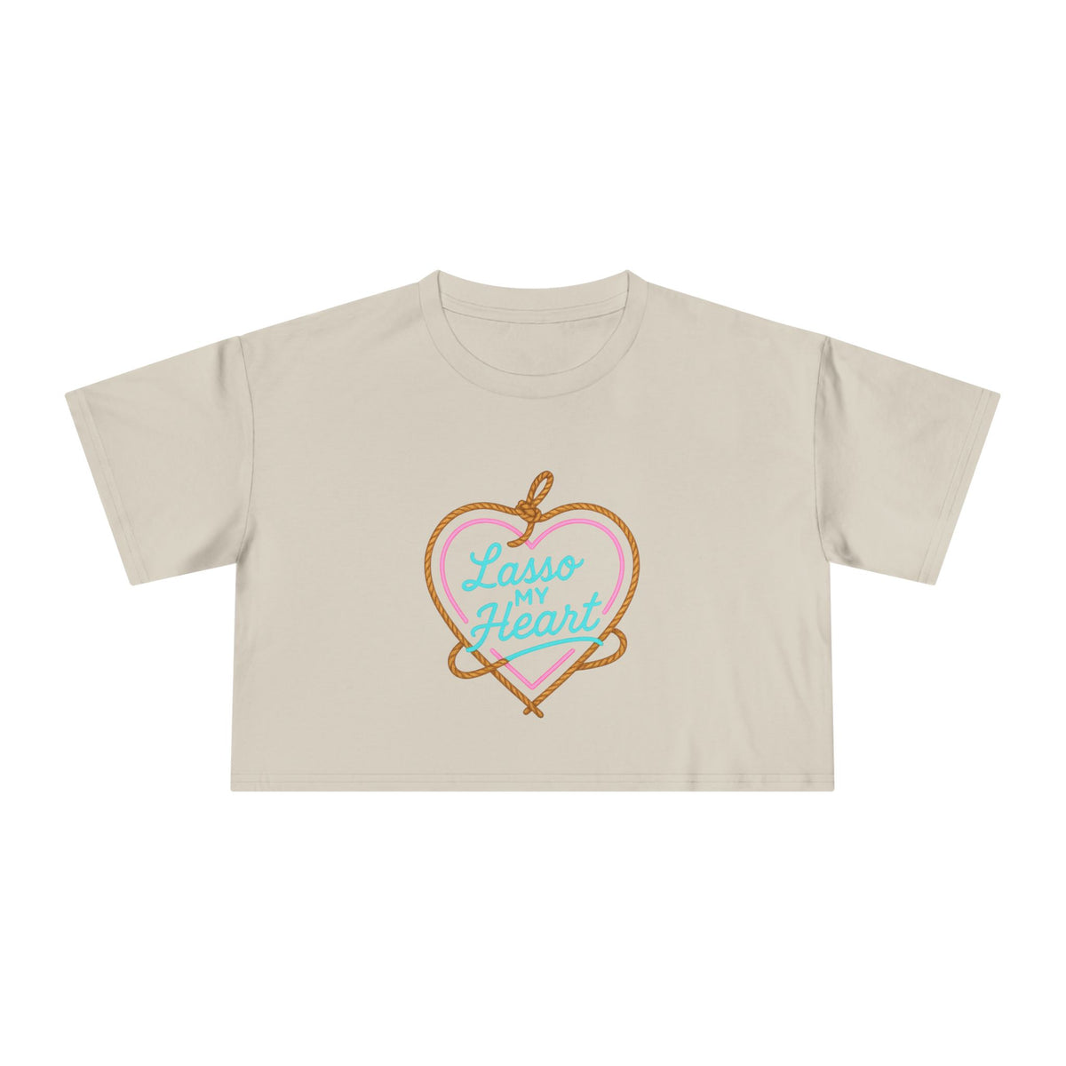 Lasso My Heart Crop Tee.