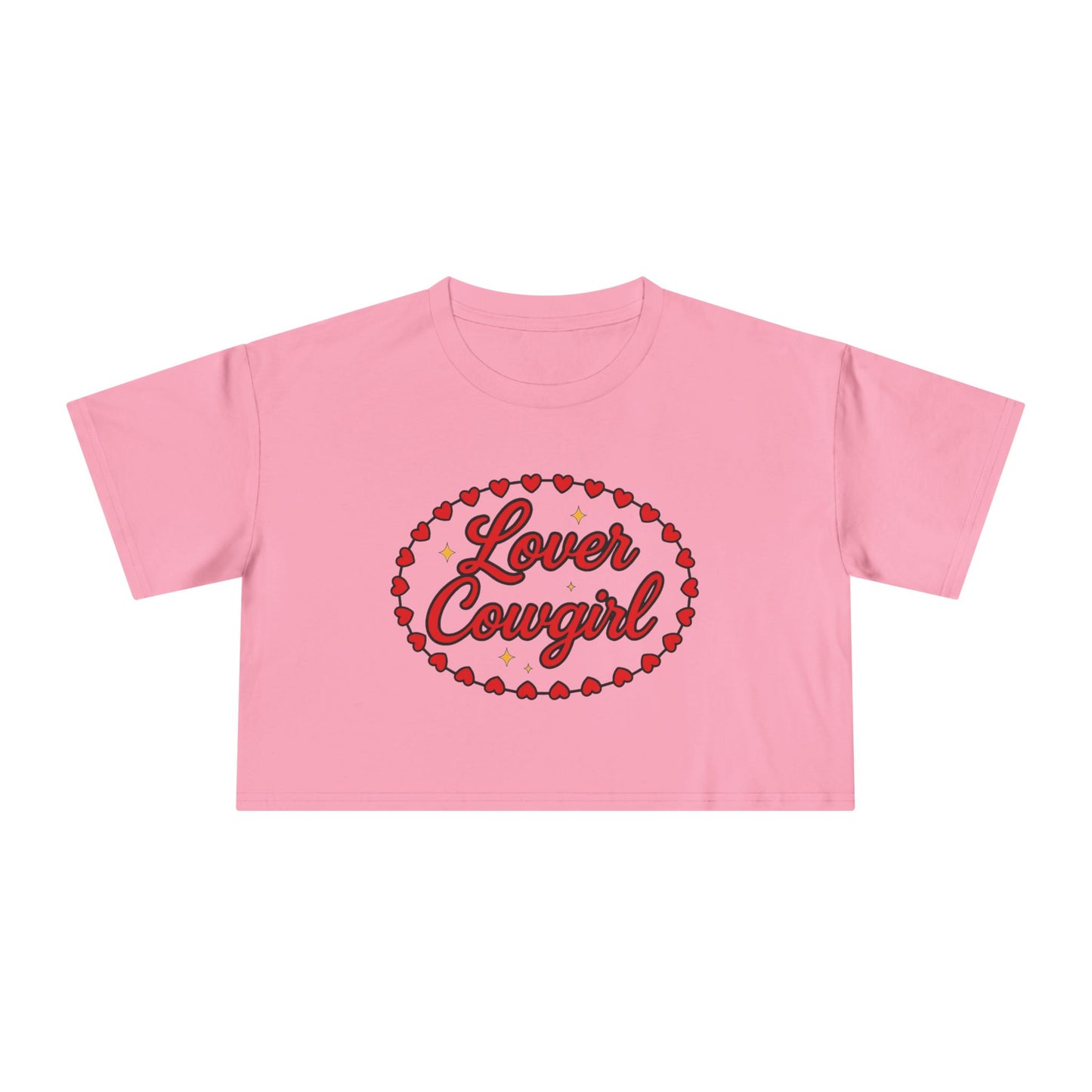 Lover Cowgirl Crop Tee.