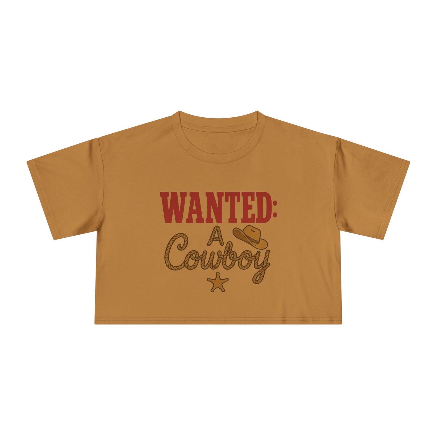 Wanted: A Cowboy Crop Tee.