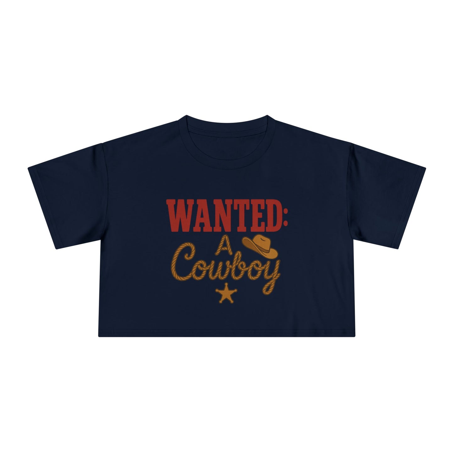 Wanted: A Cowboy Crop Tee.