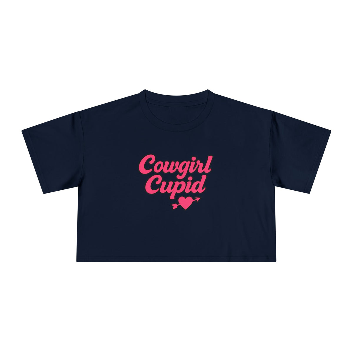 Cowgirl Cupid Crop Tee.