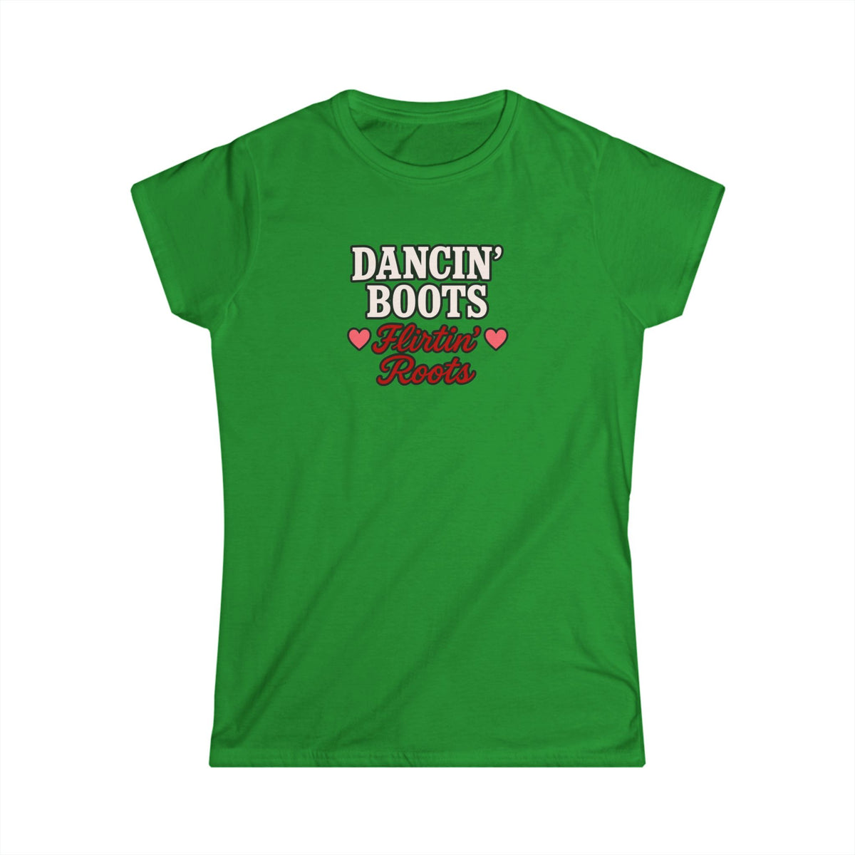 Dancin' Boots Flirtin’ Roots Tee.