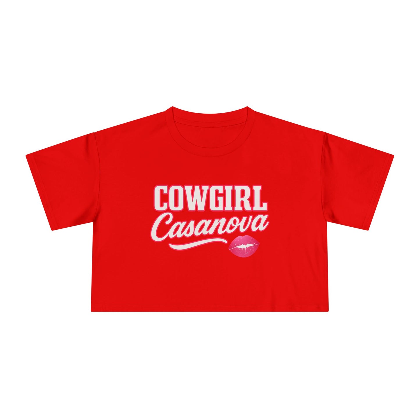 Cowgirl Casanova Crop Tee.