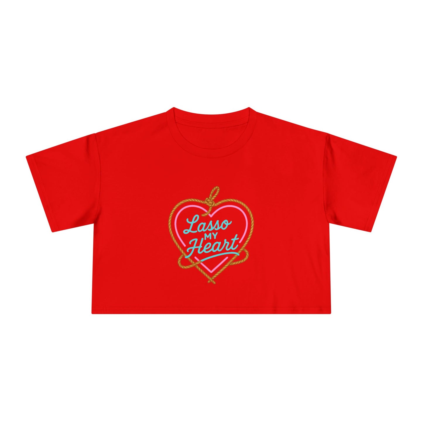Lasso My Heart Crop Tee.