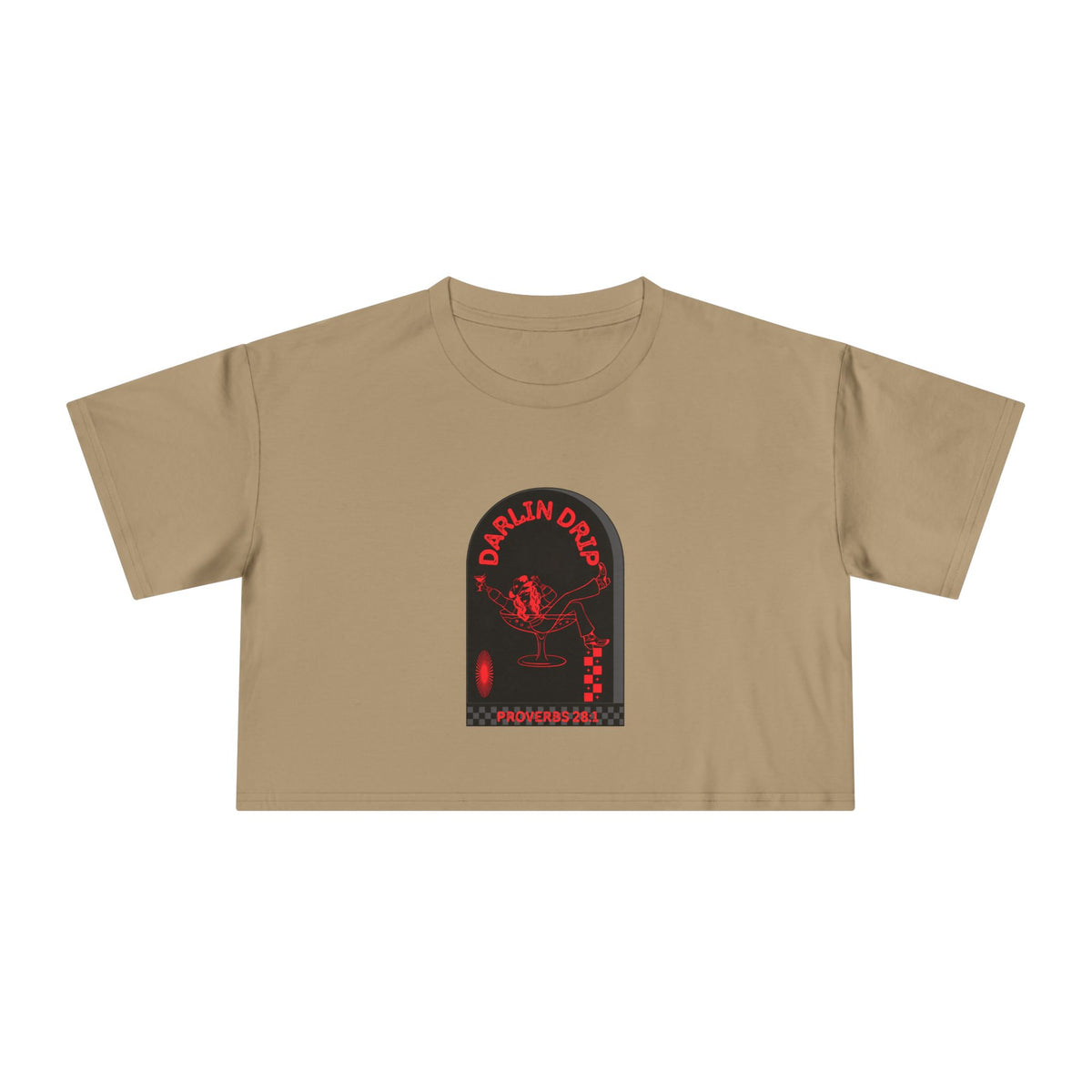 Darlin’ Drip Crop Tee.