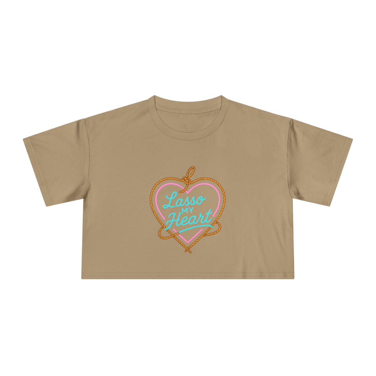 Lasso My Heart Crop Tee.