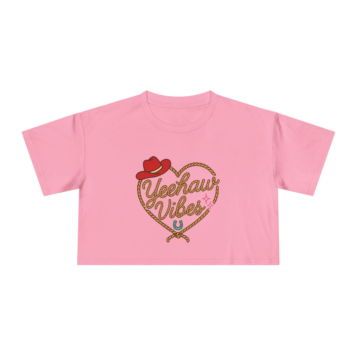 Yeehaw Vibes Crop Tee.