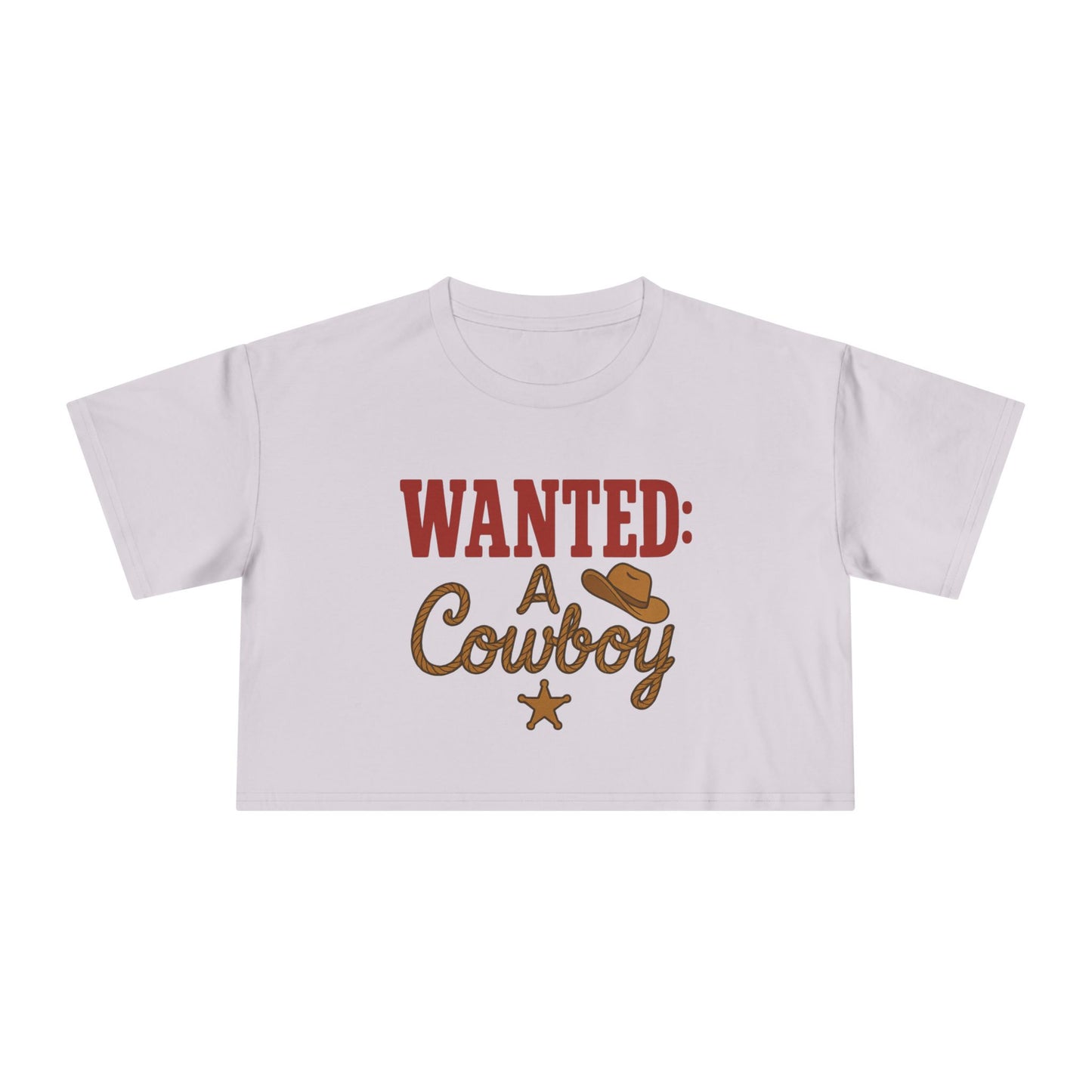 Wanted: A Cowboy Crop Tee.