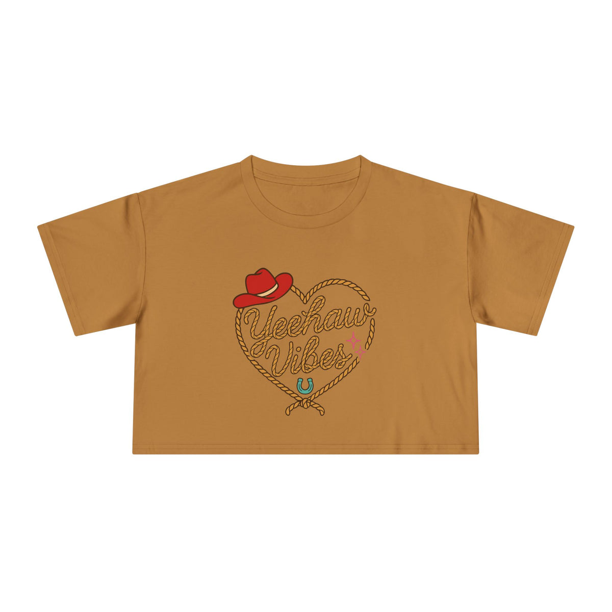 Yeehaw Vibes Crop Tee.