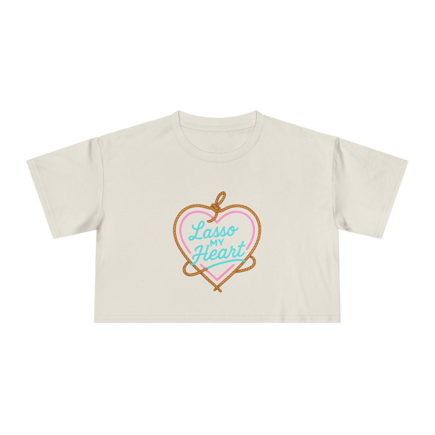Lasso My Heart Crop Tee.