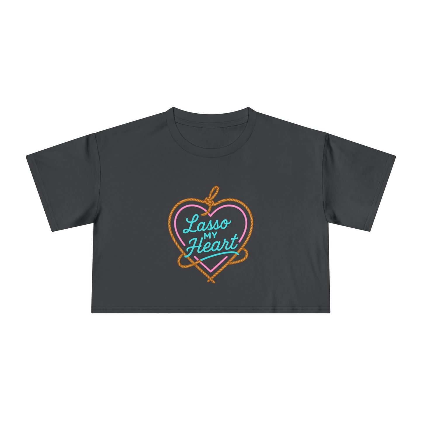 Lasso My Heart Crop Tee.