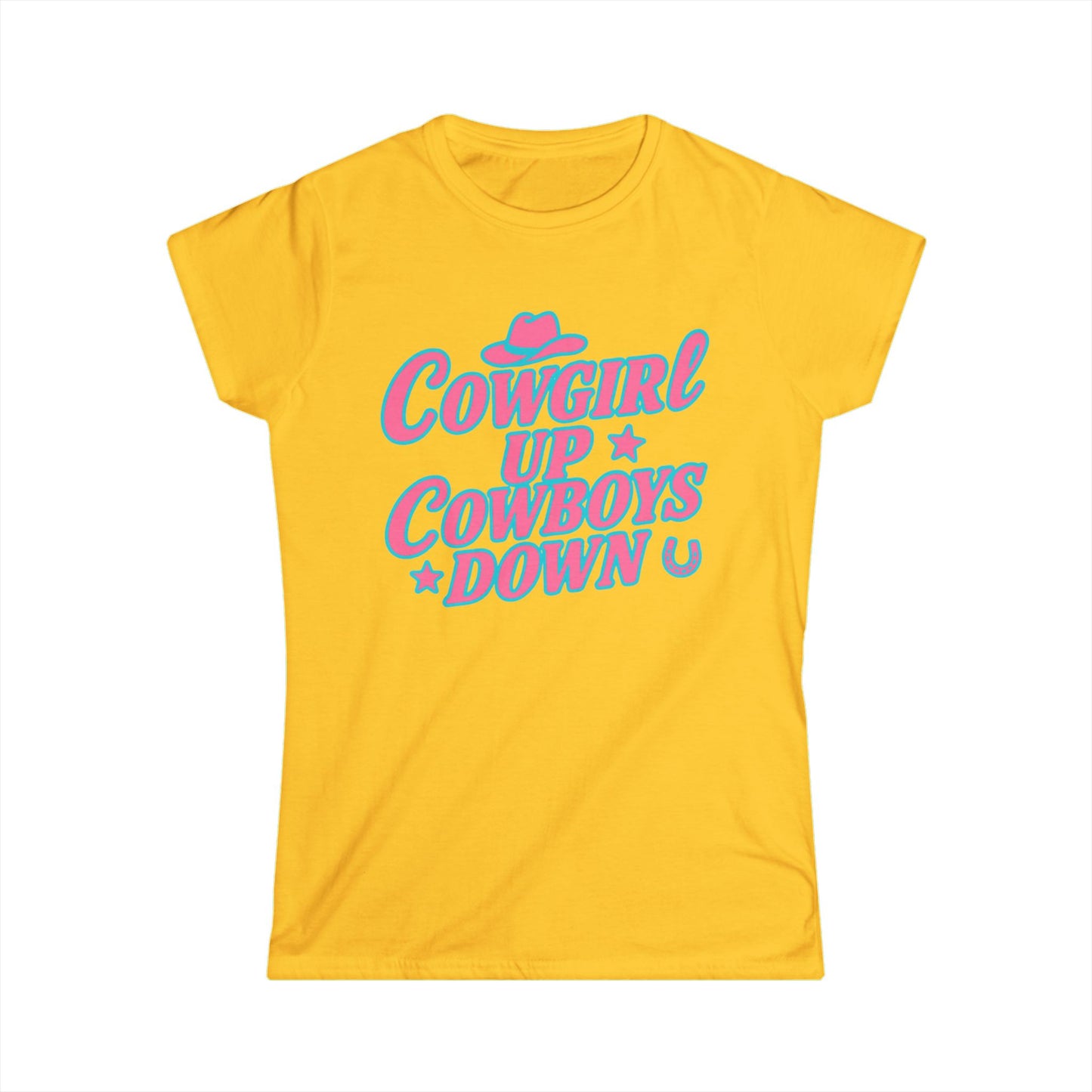 Cowgirl Up Cowboys Down Tee.