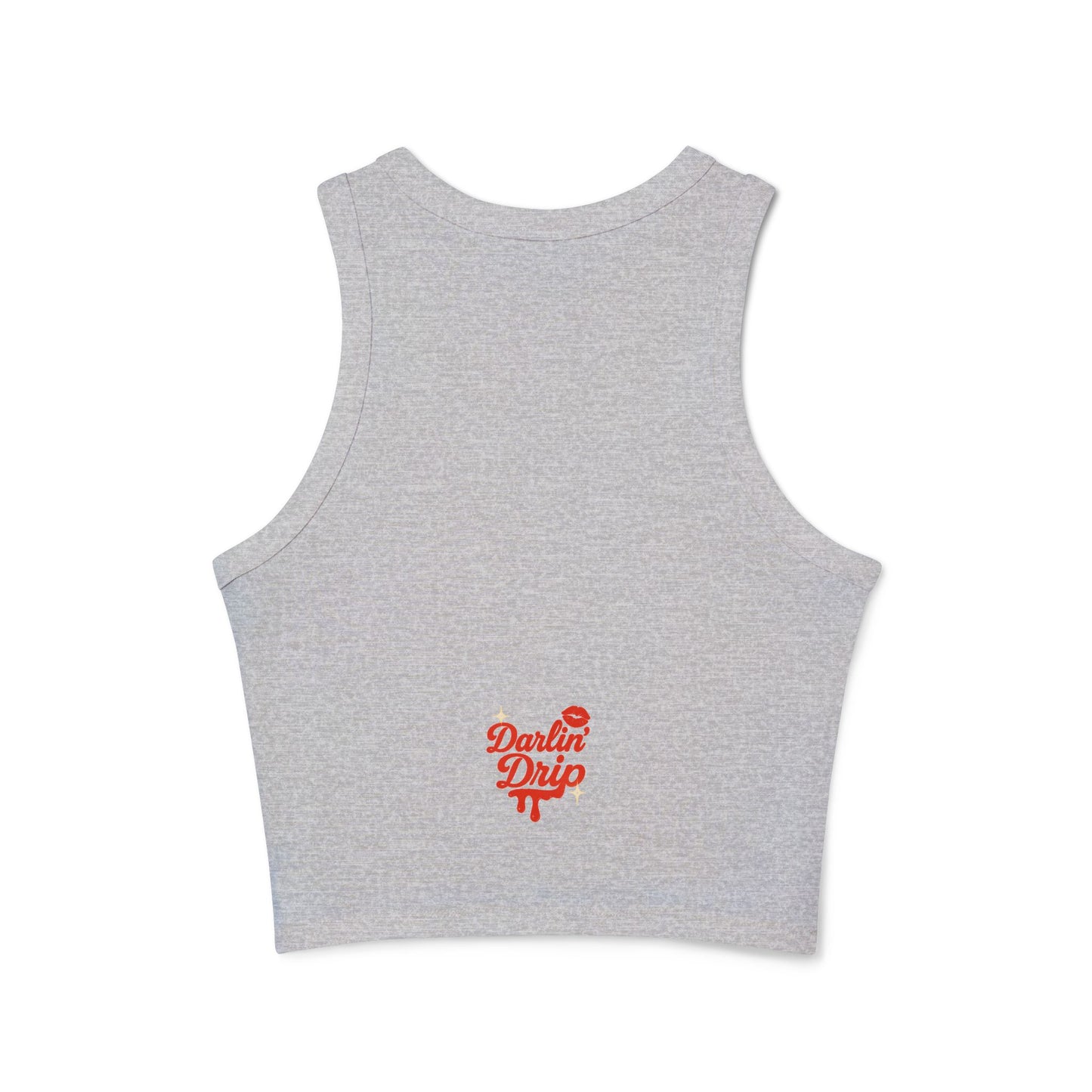 WANTED Cowboy Kisses Micro Rib Racer Tank.