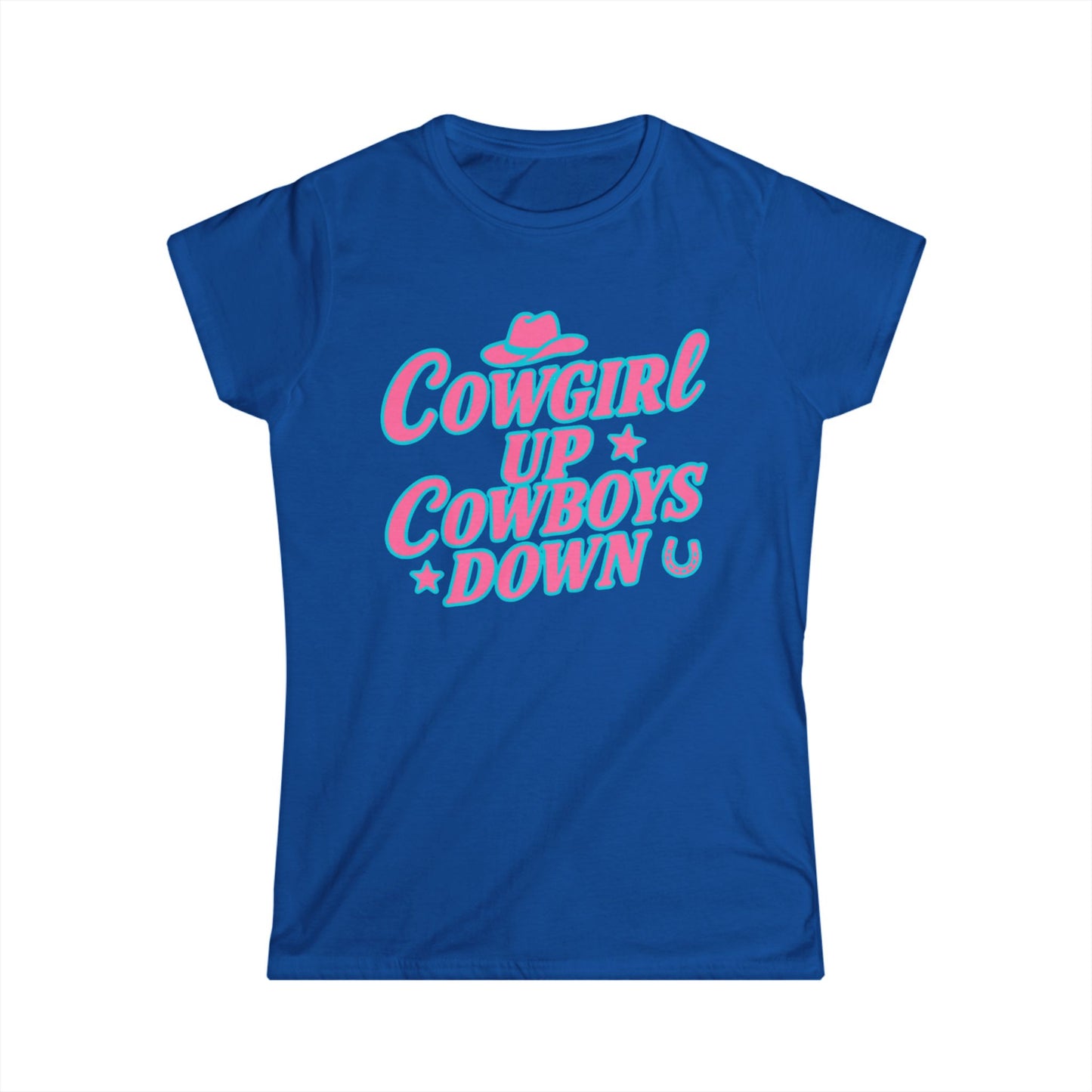 Cowgirl Up Cowboys Down Tee.