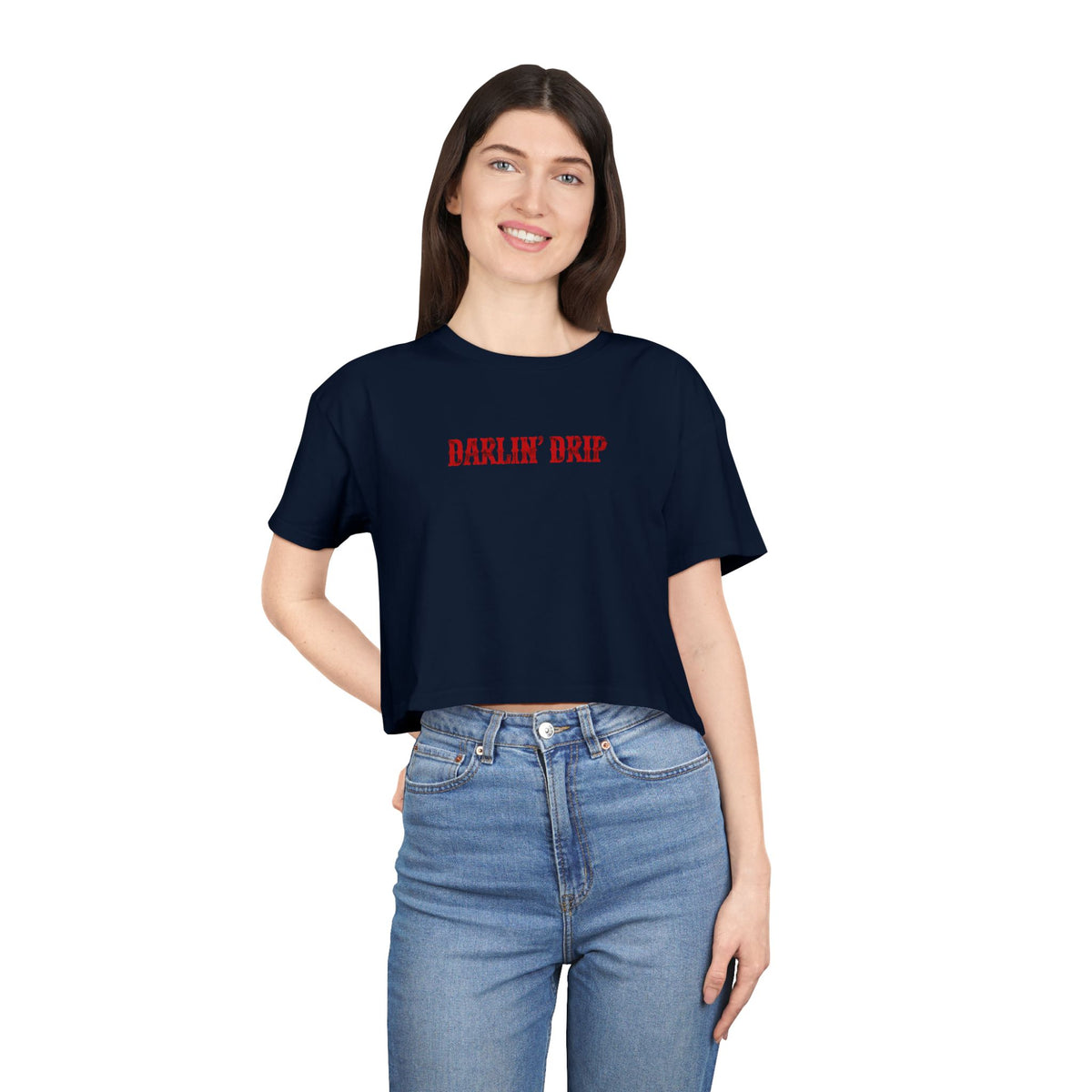 Darlin’ Drip Crop Tee